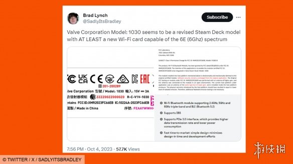  新Wi-Fi模块网速更快？V社或将推出升级版Steam Deck 热门新闻 第2张