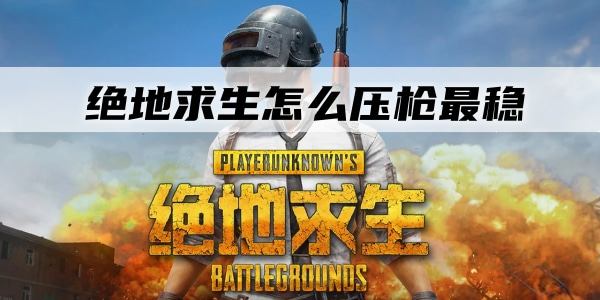  绝地求生怎么压枪最稳 pubg 第1张